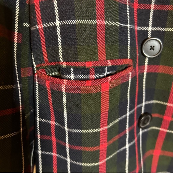 ONLY ONLYQUINN NEXT CHECK PLAID HEAVYWEIGHT BLAZER SIZE 38 (US 6) - Picture 6 of 15